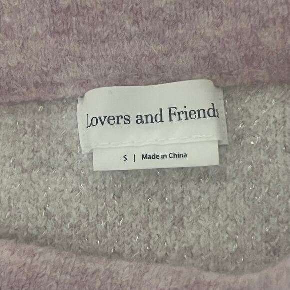 LOVERS + FRIENDS CASEY LUREX ARGYLE MINI SKIRT SIZE SMALL - Picture 8 of 8